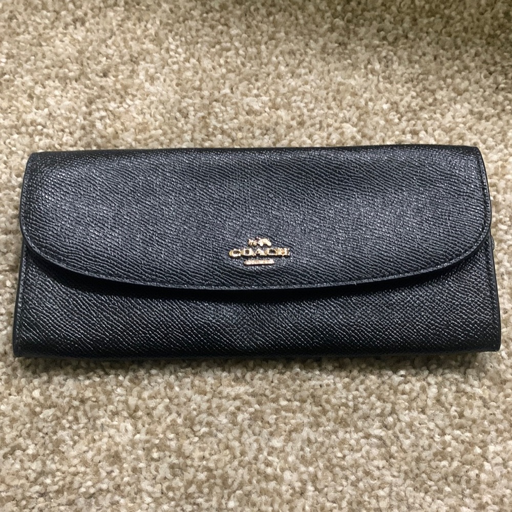 Women’s Coach Black Wallet